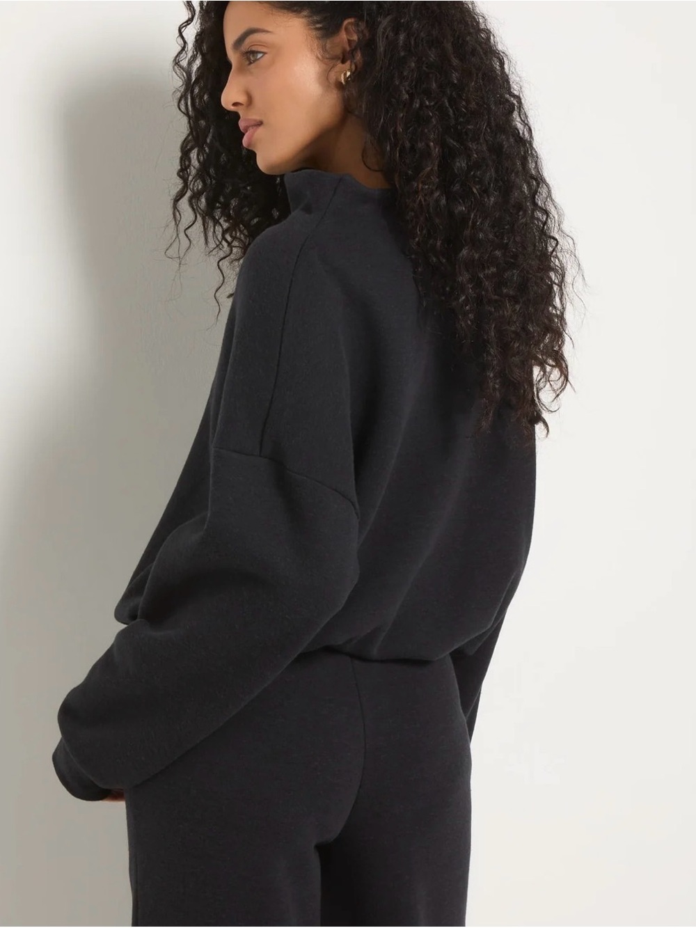 78&Sunny Cove Funnel Neck Sweatshirt Black Medium NWT - Picture 2 of 10